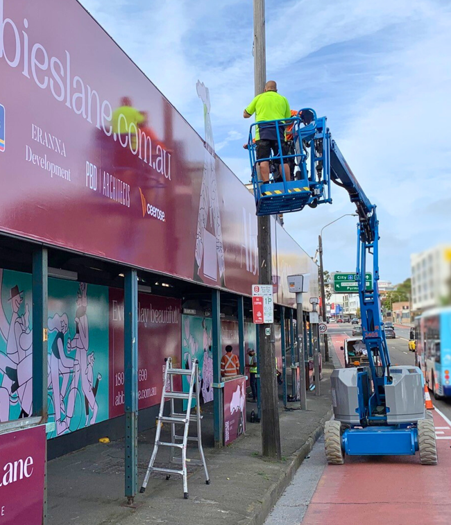 SIGNAGE INSTALLATION